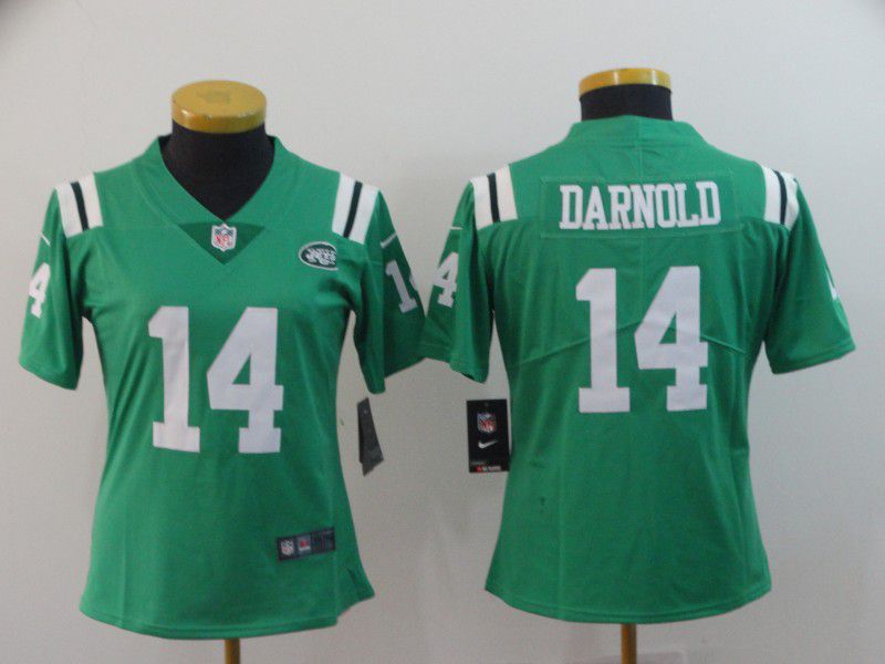 Women New York Jets #14 Darnold Green Nike Vapor Untouchable Limited Playe NFL Jerseys->chicago bears->NFL Jersey